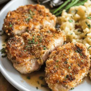 These Blackstone Parmesan Crusted Pork Chops are the perfect blend of crispy and juicy! With a flavorful parmesan topping and tender meat, they make a delicious weeknight dinner or an impressive dish for guests. Don't forget to save this recipe for your next family meal or BBQ! Enjoy the best of comfort food with a gourmet twist!