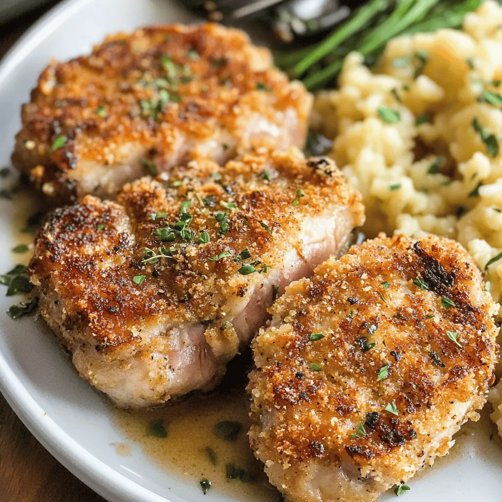 These Blackstone Parmesan Crusted Pork Chops are the perfect blend of crispy and juicy! With a flavorful parmesan topping and tender meat, they make a delicious weeknight dinner or an impressive dish for guests. Don't forget to save this recipe for your next family meal or BBQ! Enjoy the best of comfort food with a gourmet twist!
