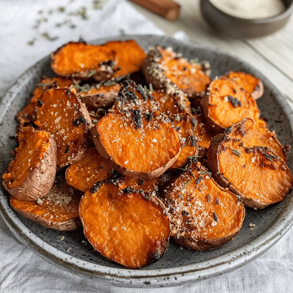 These Crispy Smashed Sweet Potatoes are the perfect side dish for any meal! With their golden-brown crunch and fluffy interior, they bring a delightful twist to your dinner table. Tossed with olive oil and your favorite seasonings, they're a simple yet flavorful addition. Save this recipe for your next family gathering or cozy night in! 🥔✨