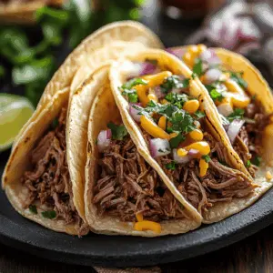 Get ready for a fiesta with these Crock Pot Mexican Shredded Beef Tacos! This recipe features tender, flavorful beef seasoned with classic spices that simmer to perfection. Perfect for Taco Tuesday or any family gathering, these tacos are a crowd-pleaser. Save this pin to your collection so you can whip up these delicious tacos anytime you want a simple, satisfying meal!