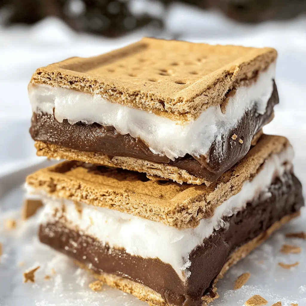 Cool down with these delicious Frozen S'mores, the perfect treat for hot days! This quick recipe features chocolate, fluffy marshmallows, and crunchy graham crackers blended into a smooth, creamy dessert. Ideal for summer picnics or family gatherings, these Frozen S'mores will surely impress everyone. Don't forget to save this recipe for your next sweet craving!
