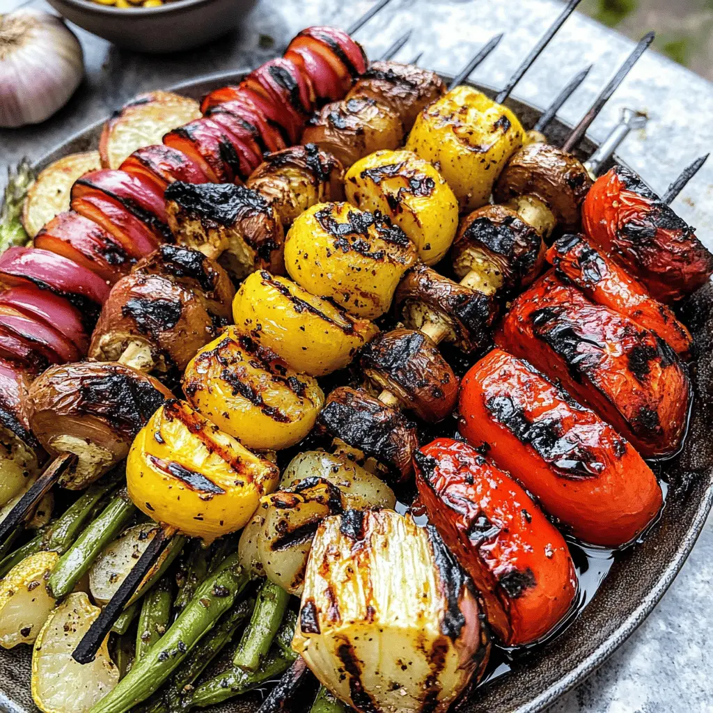Transform your summer cookouts with this easy grilled vegetables recipe! Featuring fresh zucchini, bell peppers, and asparagus, you'll love the vibrant flavors that come from simple seasoning and grilling. Perfect for a healthy side dish or a vegetarian main course. Save this recipe for your next barbecue and impress your guests with these delicious grilled veggies!