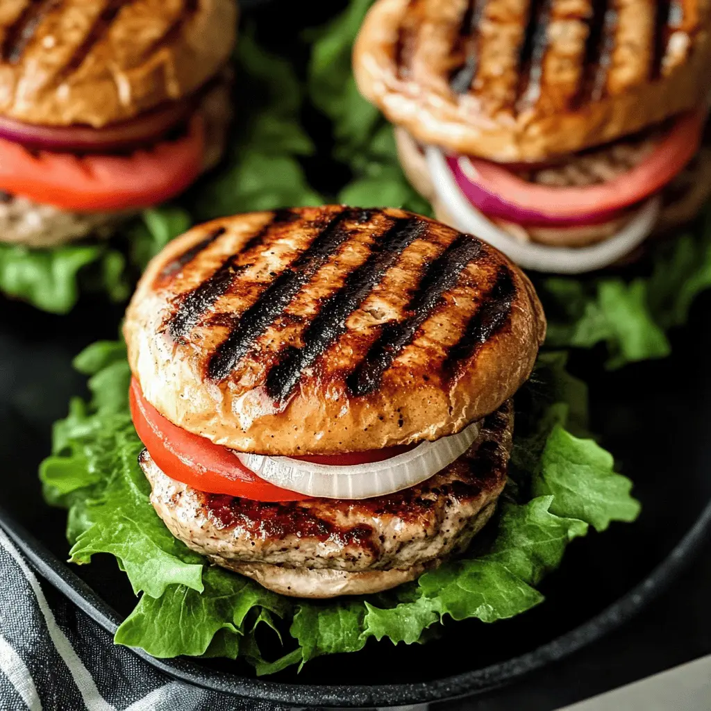 Sink your teeth into these juicy grilled turkey burgers! Packed with flavor from fresh herbs and spices, these burgers are a healthier twist on the classic favorite. Perfect for summer barbecues or weeknight dinners, they’re easy to make and a great option for everyone. Save this recipe to impress your family and friends at your next gathering!