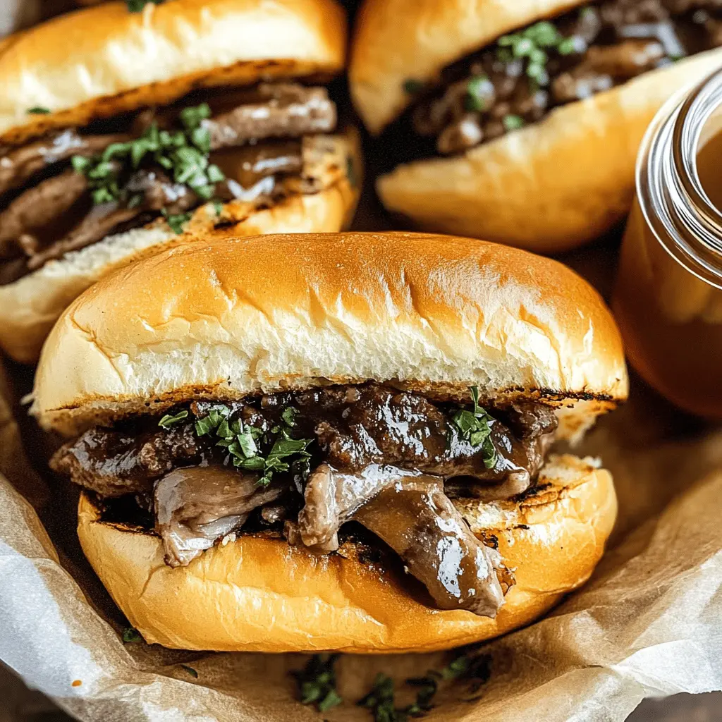 Get ready for a deliciously easy dinner with these Slow Cooker French Dip Sandwiches! Tender beef simmered in savory broth, served on crusty rolls and topped with melty cheese. Perfect for busy nights or game day snacks. Save this recipe now and treat your family to a meal they'll love!