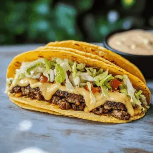 Get ready for a flavor-packed twist on classic tacos! These Smash Burger Tacos combine juicy beef patties with toppings and creamy sauces, all wrapped in warm tortillas. Perfect for taco night or game day gatherings! Save this recipe to impress your friends and family with a fun and delicious meal they won't forget!