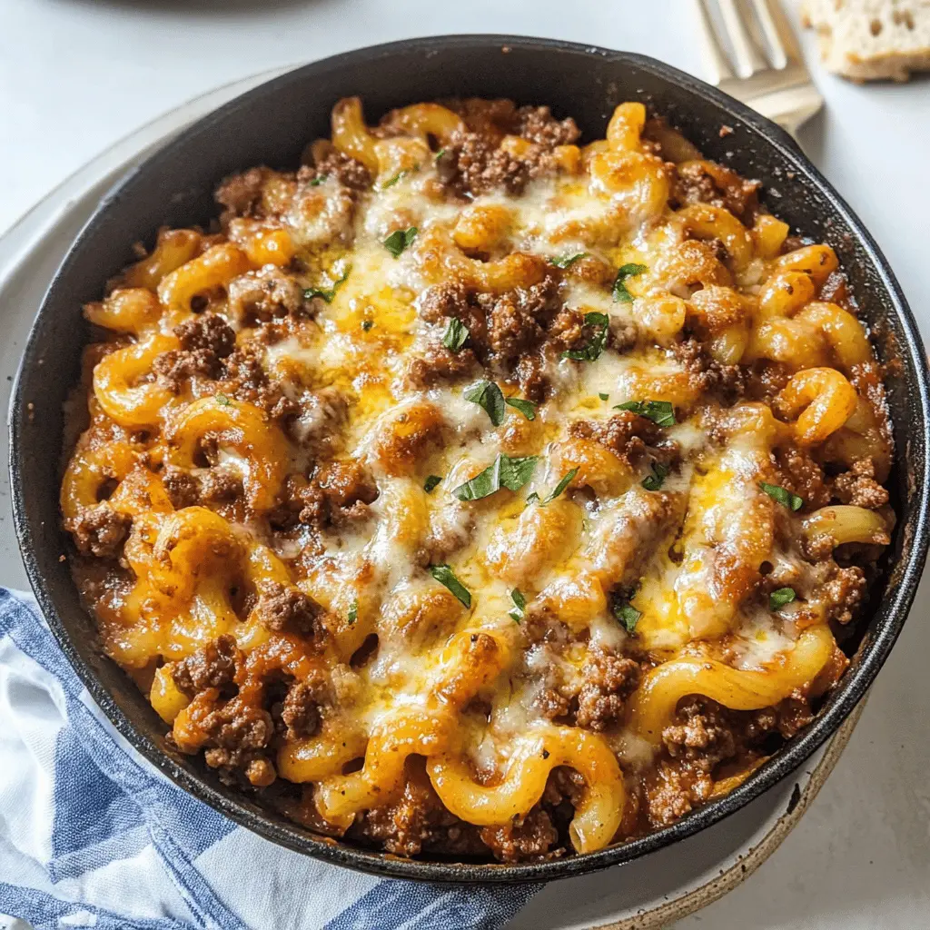 This homemade Beefaroni is a comforting classic that's sure to please everyone at the table! Made with tender pasta and rich beef in a delicious tomato sauce, it brings a taste of nostalgia to your dinner. Perfect for busy weeknights or family gatherings, save this easy recipe and enjoy a hearty meal any night of the week!