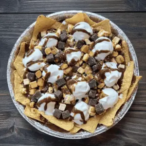 Get ready for a sweet twist on a classic treat! These Original S'mores Nachos combine crunchy tortilla chips, gooey chocolate, and toasted marshmallows for a fun and exciting dessert. Perfect for movie nights, summer gatherings, or just a cozy evening at home. Save this recipe to make your dessert nights unforgettable!