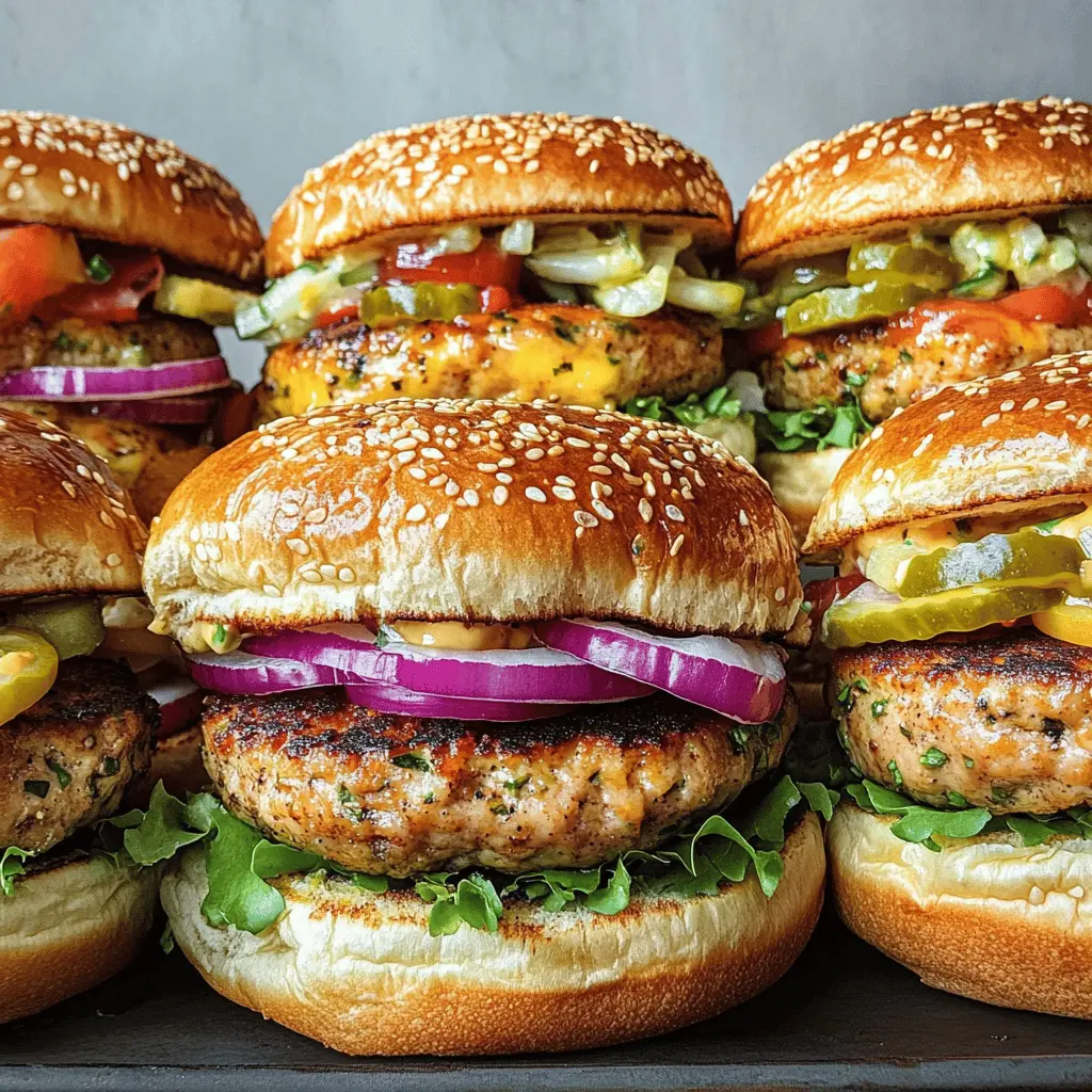 Looking for a delicious twist on a classic? These flavorful turkey burgers are packed with herbs and spices, making them a juicy and healthy option anyone can enjoy! Perfect for summer barbecues or quick weeknight dinners, be sure to save this recipe for a tasty treat that will impress family and friends!