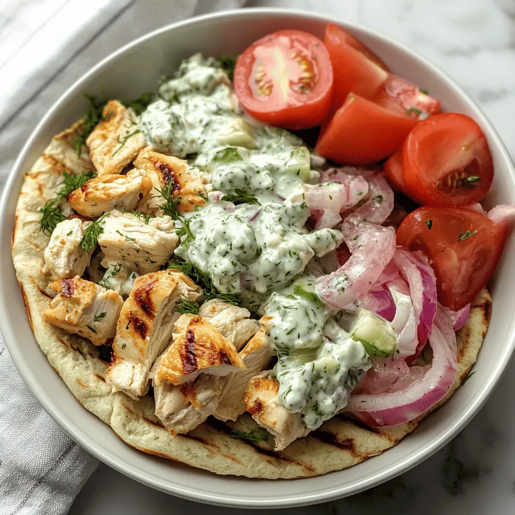 Easy Tzatziki Chicken Salad Recipe