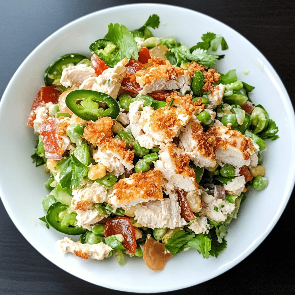 Easy Jalapeno Popper Chicken Salad Recipe