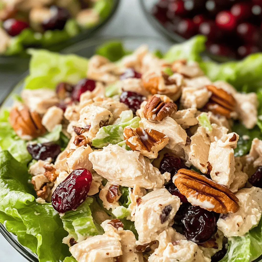 Easy Cranberry Pecan Chicken Salad Recipe