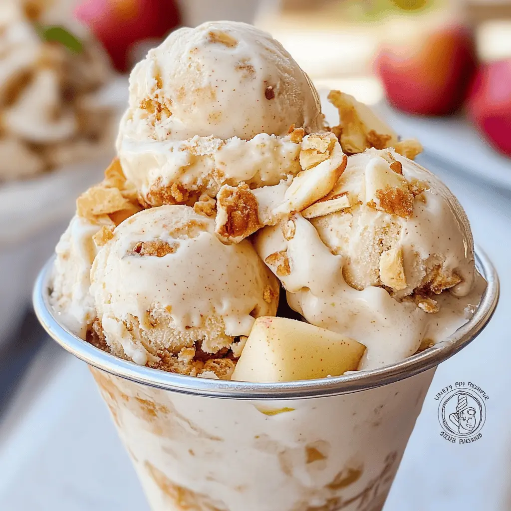 Easy Homemade Apple Pie Ice Cream Recipe