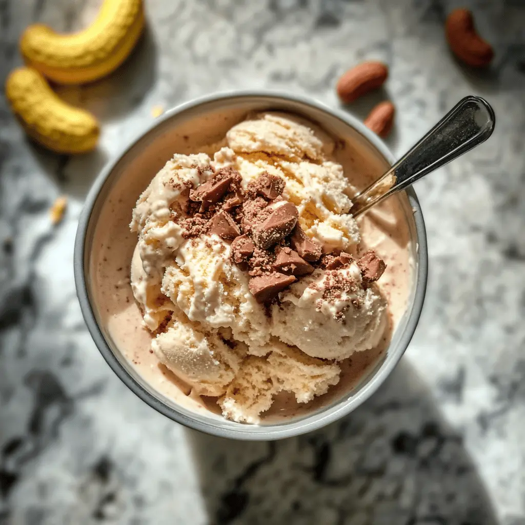 Healthy Cottage Cheese Peanut Butter Ice Cream Recipe