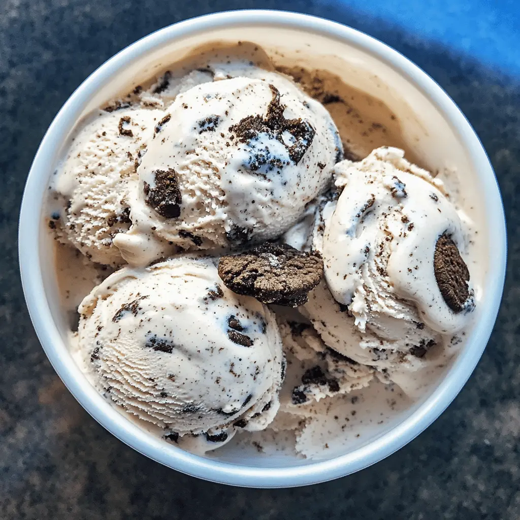 Easy Homemade Cookies and Cream Ice Cream Recipe