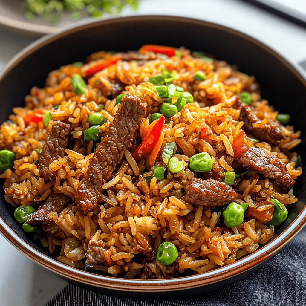 Easy Beef Fried Rice Recipe for Quick Dinners