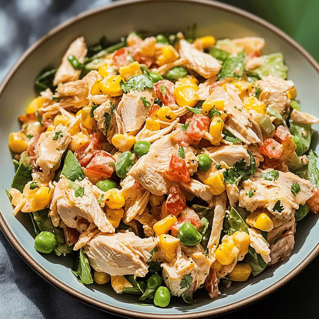Easy Mexican Chicken Salad Recipe