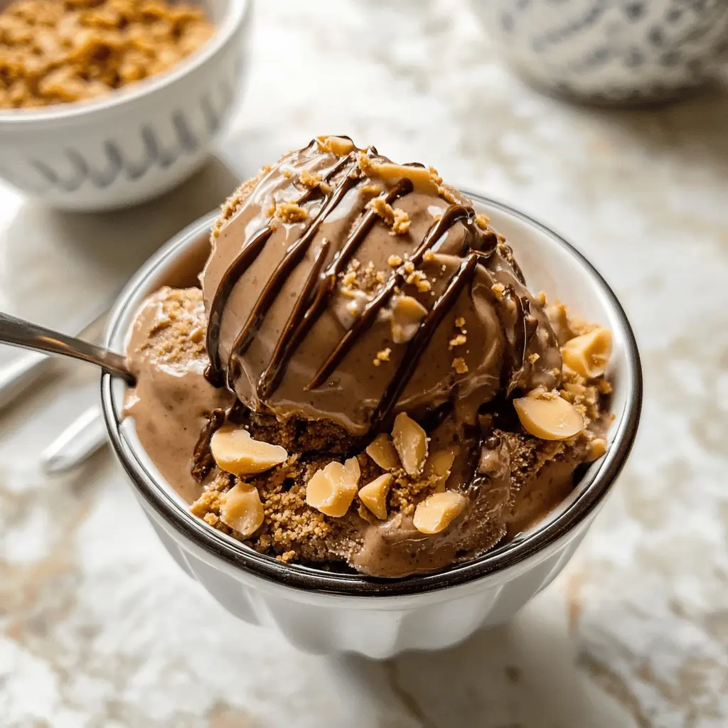 Easy Ninja Creami Chocolate Peanut Butter Ice Cream