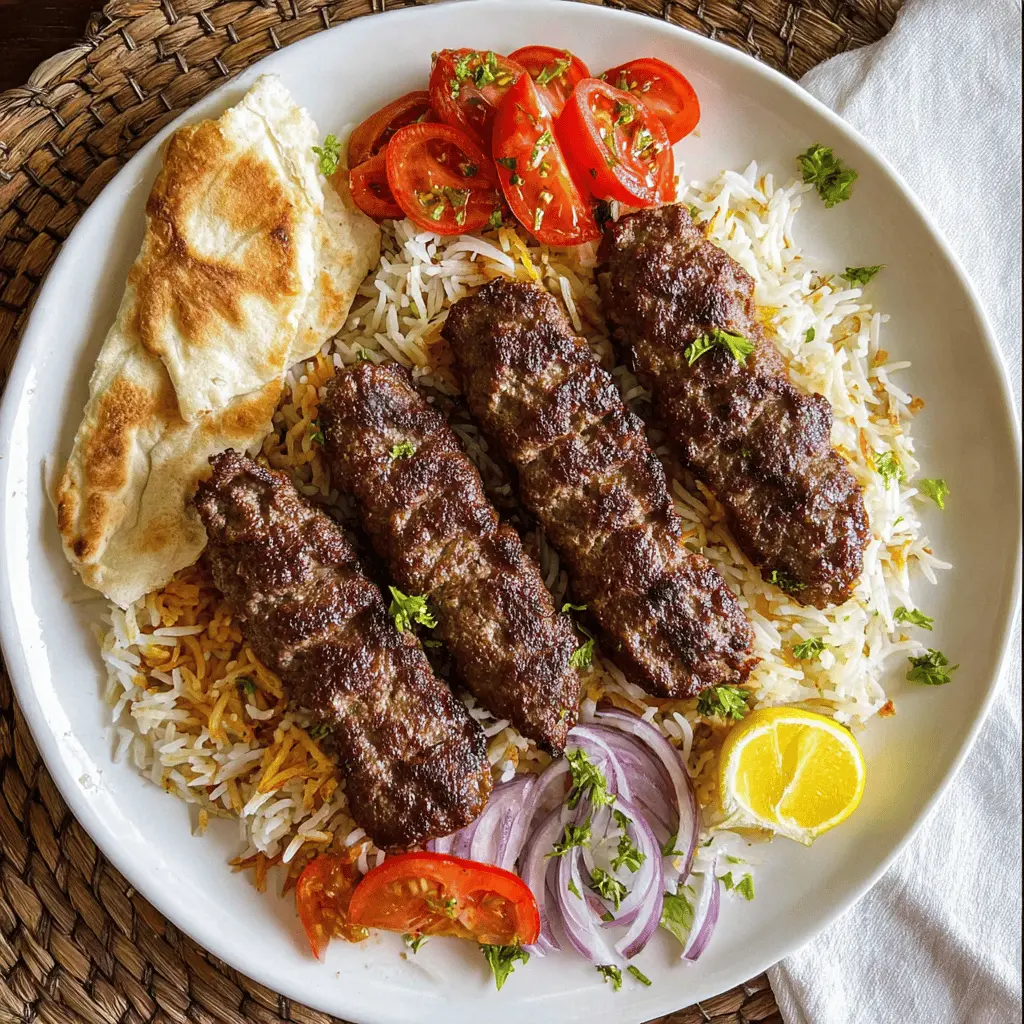 Easy Lebanese Kafta Recipe With Beef or Lamb