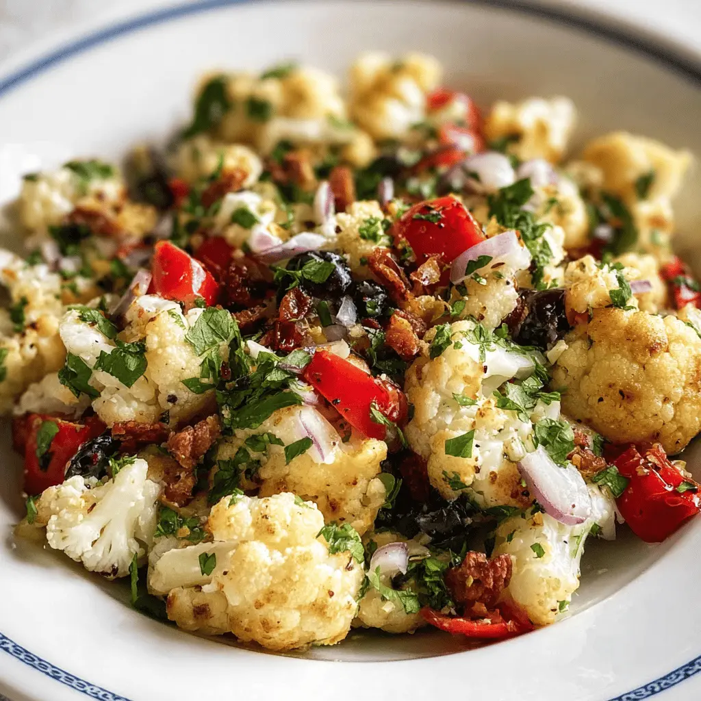 Easy Marinated Cauliflower Salad Recipe