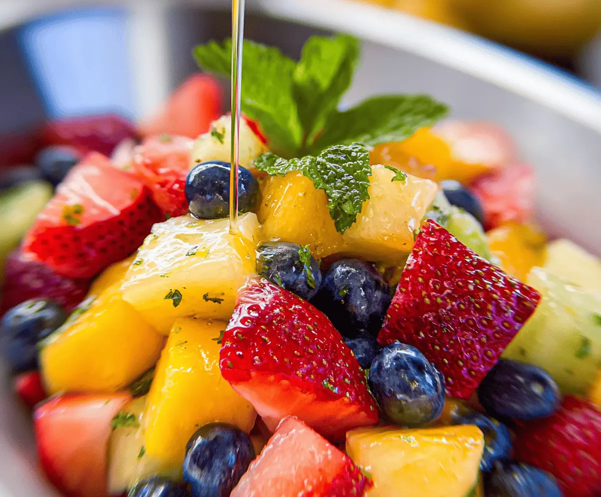 Easy Rainbow Fruit Salad Recipe for Summer