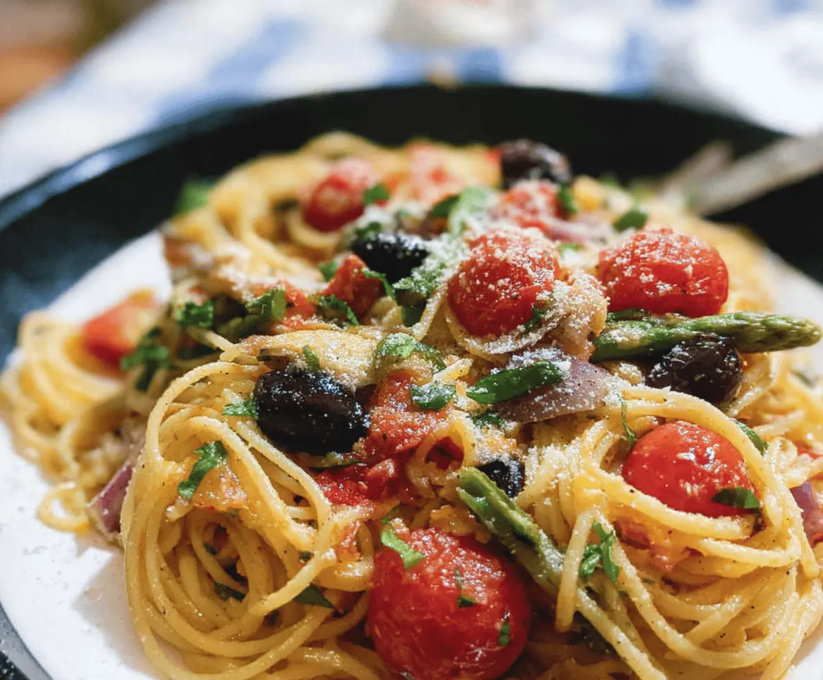 Easy Mediterranean One-Pot Pasta Recipe