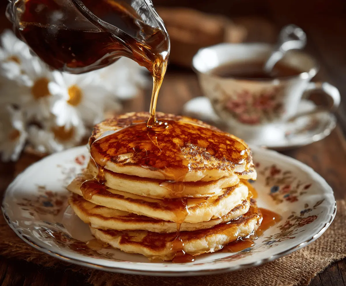 Pancakes with Maple Syrup