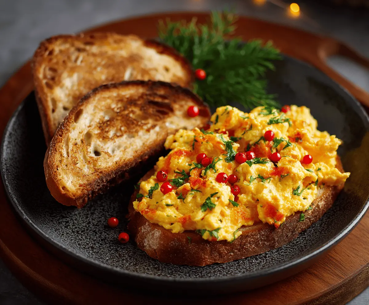 Scrambled Eggs and Toast