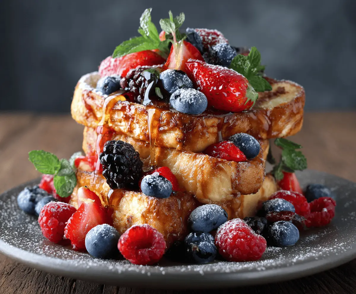 French Toast with Berries