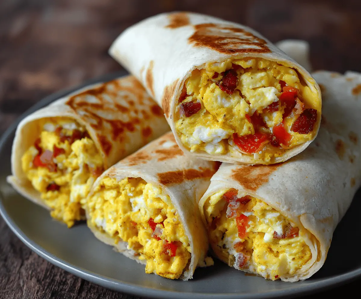 Breakfast Burritos with Eggs
