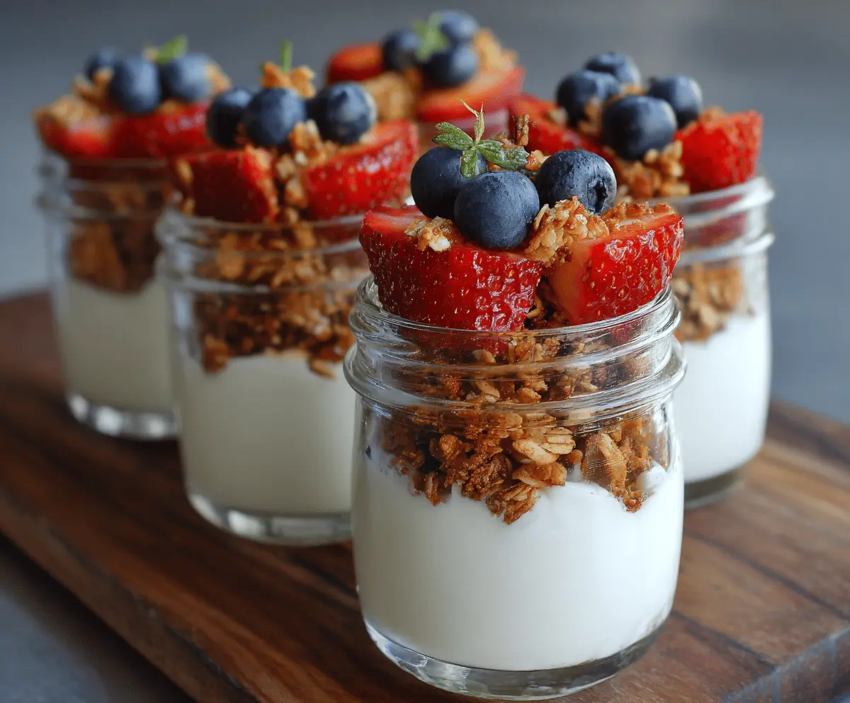 Yogurt Parfaits with Granola