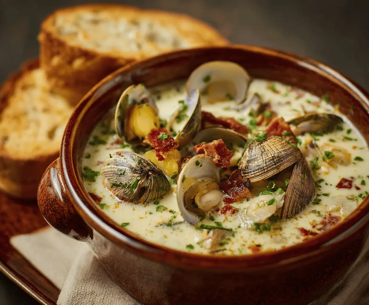 Clam Chowder in Creamy Broth