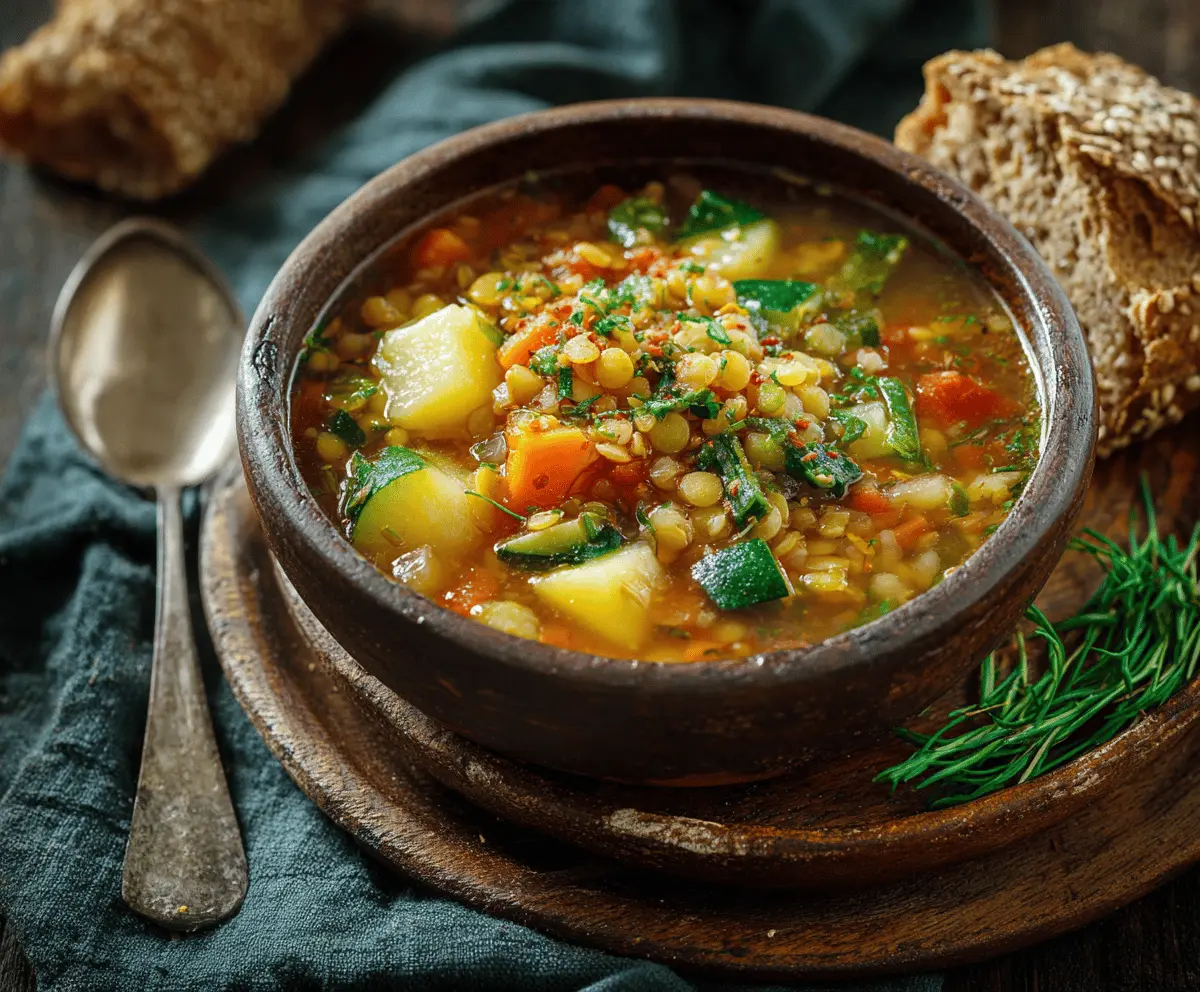 Lentil Soup with Vegetables