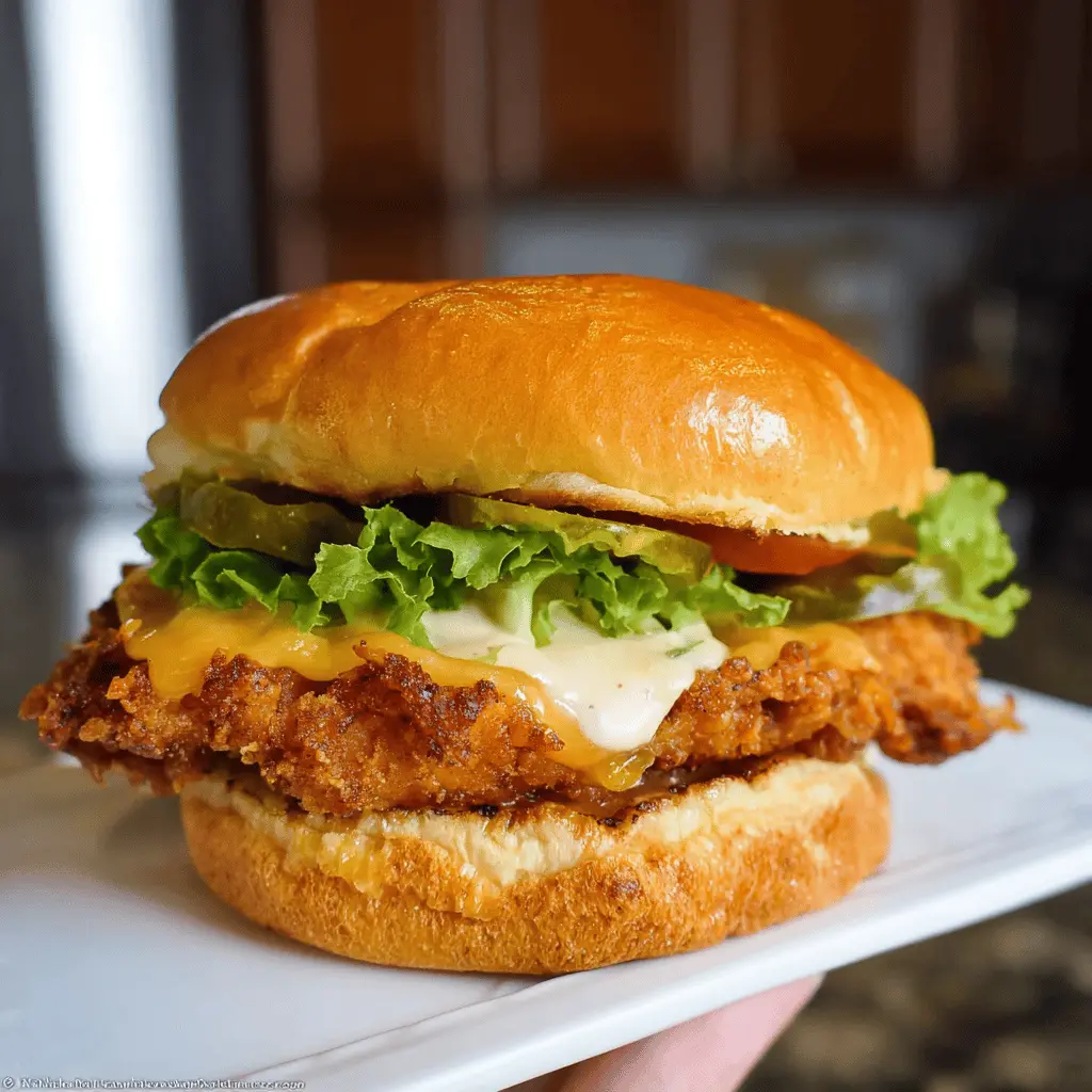 Easy Crispy Chicken Sandwich Recipe for Dinner