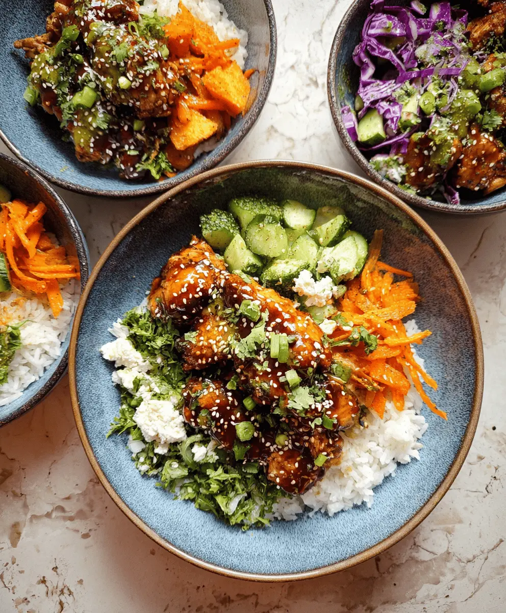 Quick and Spicy Hot Honey Chicken Bowls