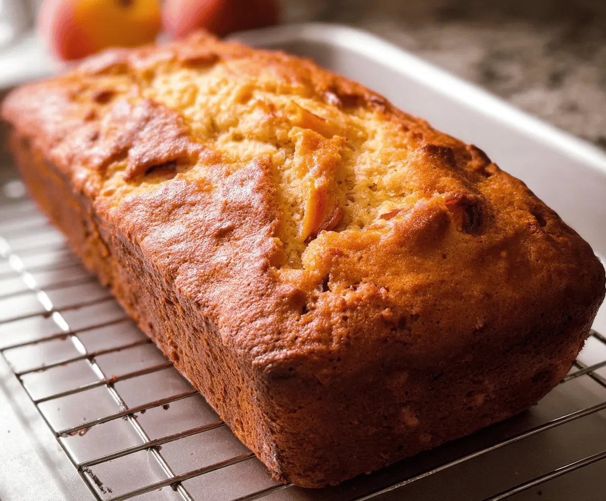 Easy Southern Peach Bread Recipe