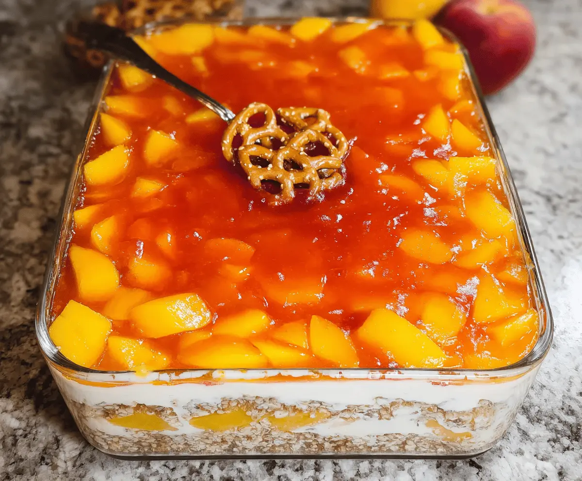 Easy Pretzel Salad Recipe with Creamy Filling
