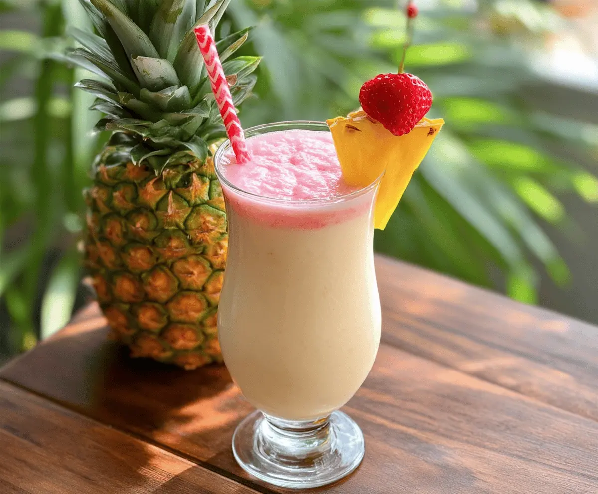 Refreshing Strawberry Piña Colada Recipe