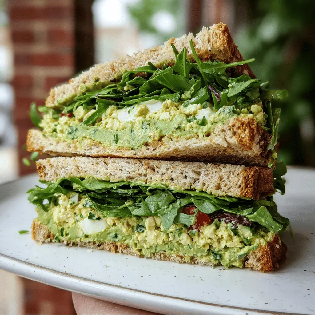 Healthy Green Goddess Salad Sandwich Recipe