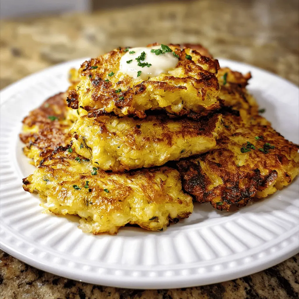 Cheesy Parmesan Yellow Squash Fritters Recipe