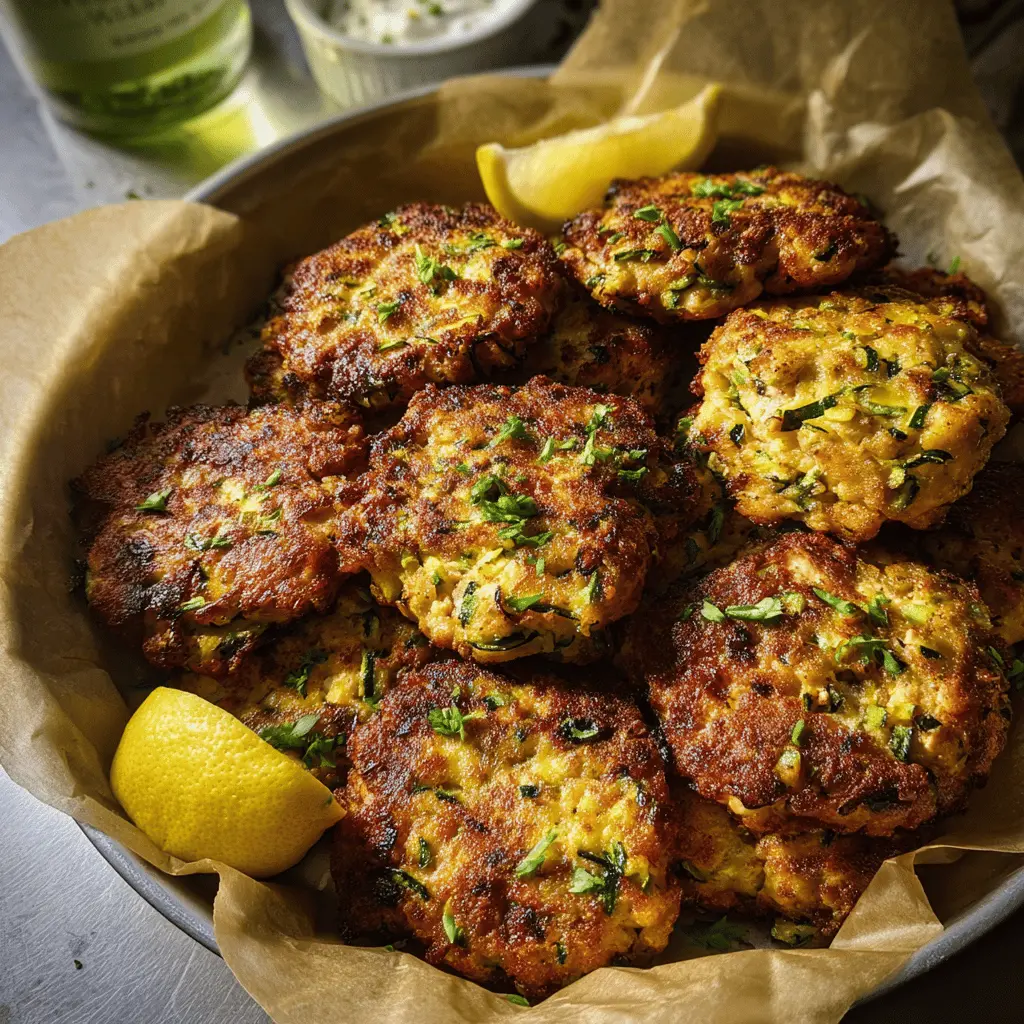 Healthy Chicken Zucchini Fritters Recipe