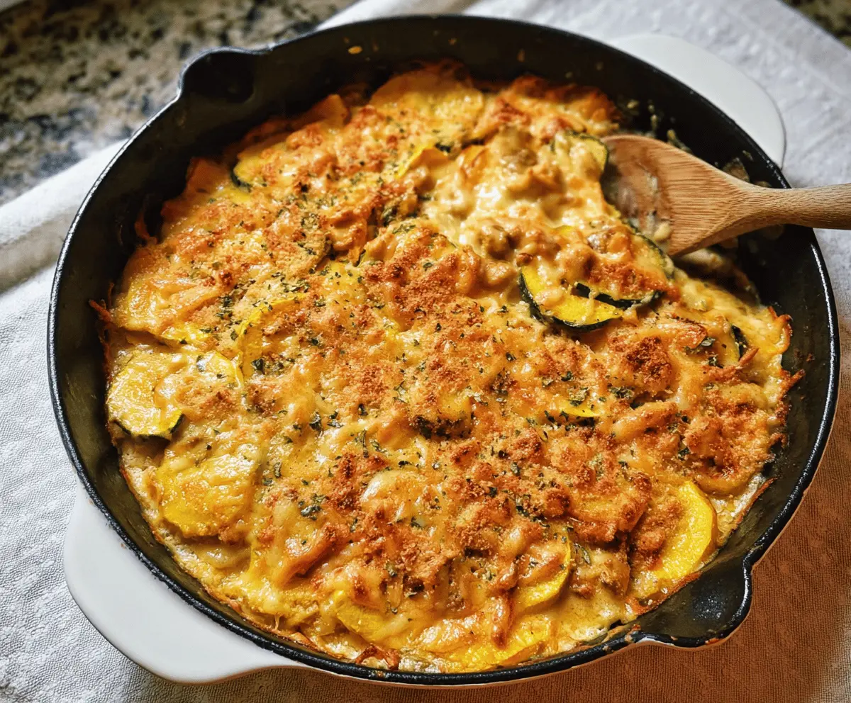Easy Cheesy Southern Squash Casserole