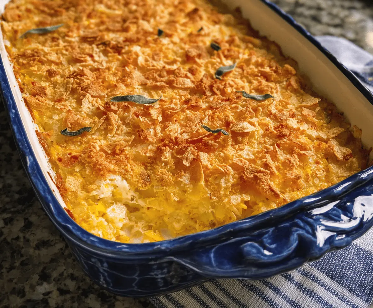 Easy Cheesy Southern Squash Casserole Recipe