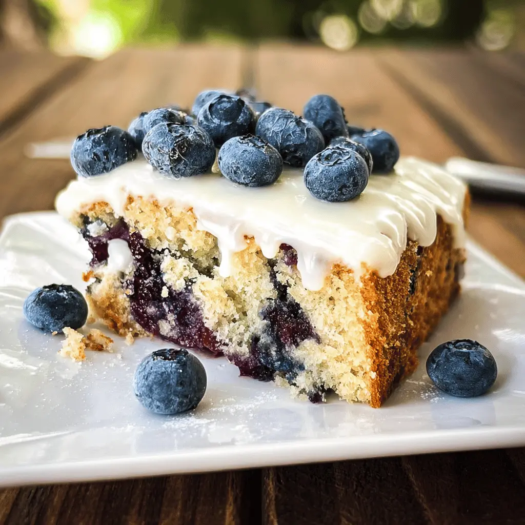 Moist Blueberry Zucchini Cake Recipe