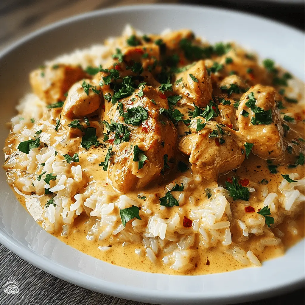 Easy Creamy Chicken and Rice Recipe