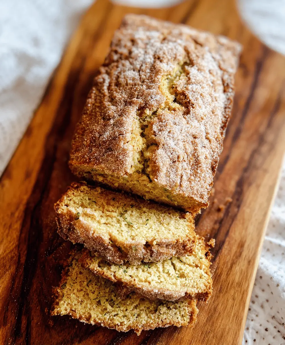 Moist Snickerdoodle Zucchini Bread Recipe