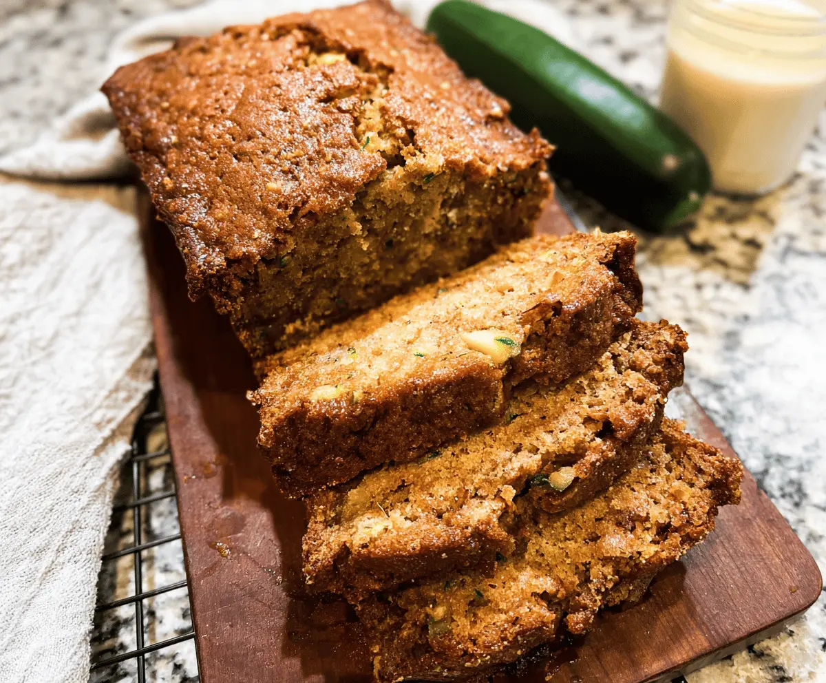 Moist Apple Zucchini Bread Recipe