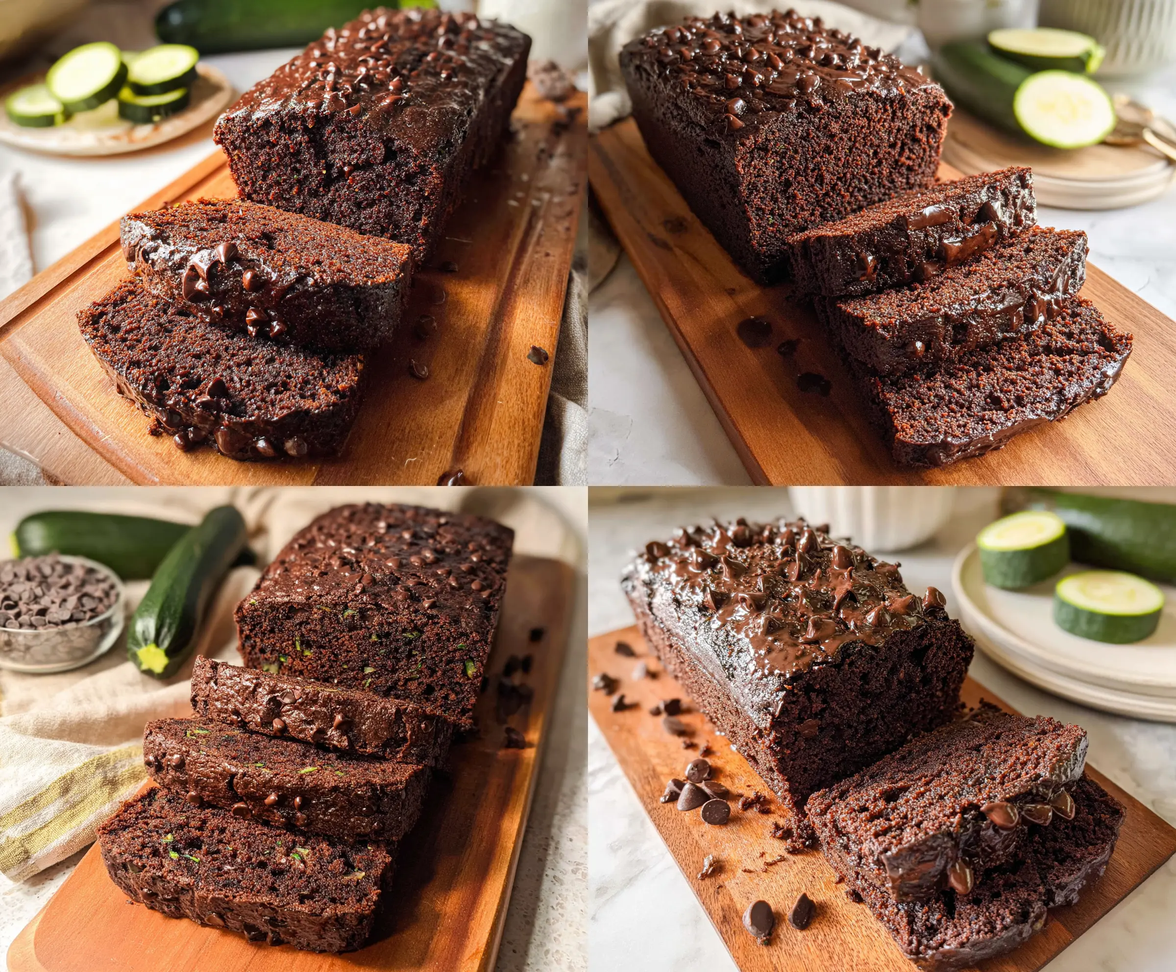 Moist Chocolate Zucchini Bread Recipe