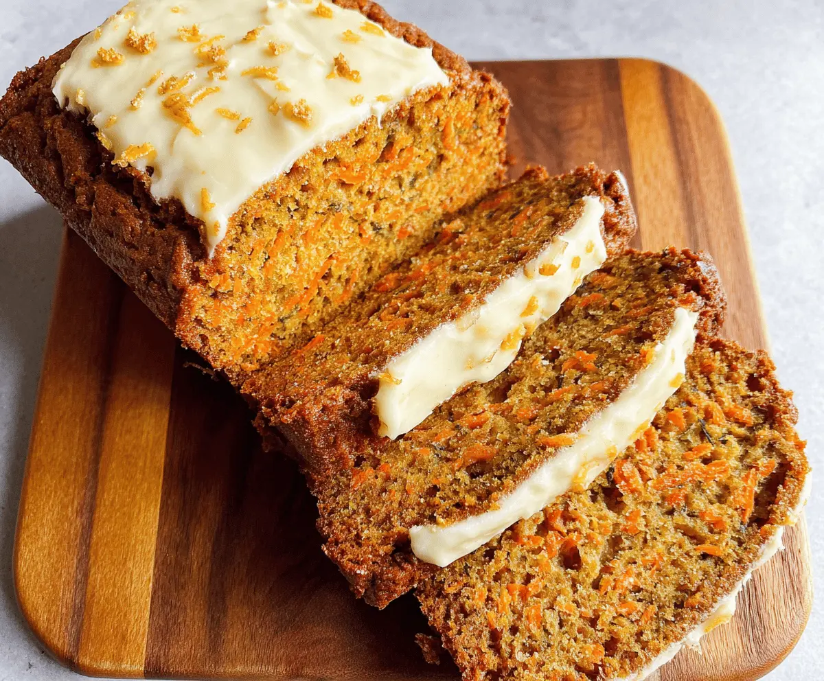 Easy Moist Carrot Bread Recipe