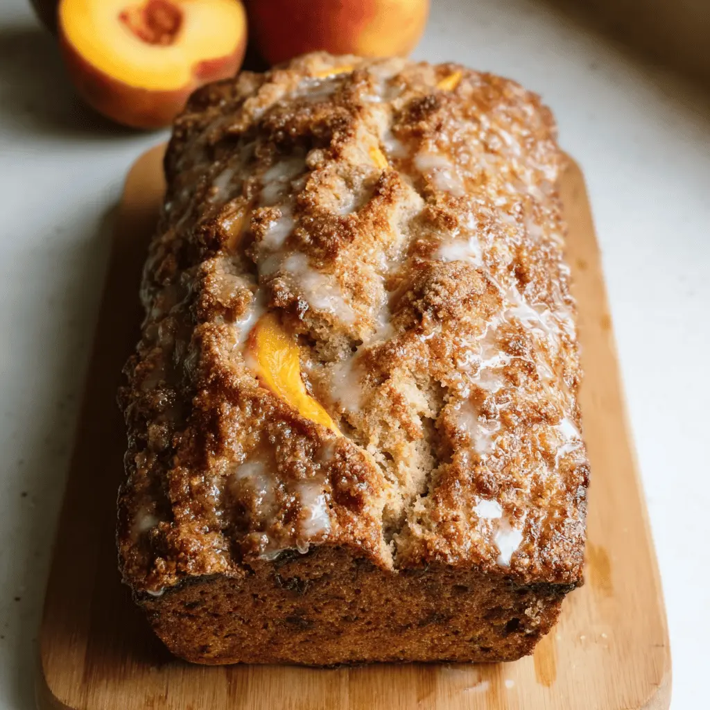Easy Cinnamon Peach Bread Recipe