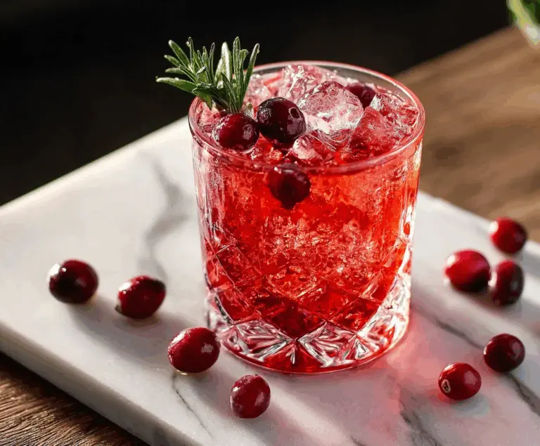 Cranberry Bourbon Smash